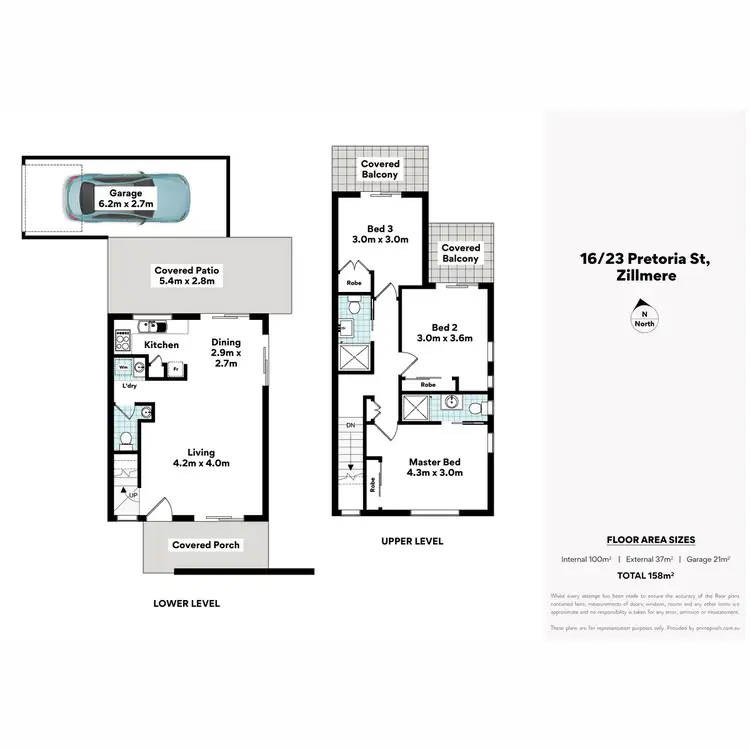 Floorplan of Homely townhouse listing, 16/23 Pretoria Street, Zillmere QLD 4034