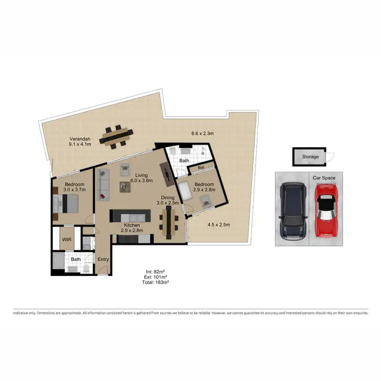 Floorplan of Homely apartment listing, 1/115 Canberra Avenue, Griffith ACT 2603