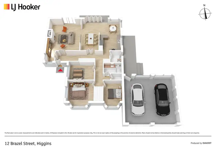 Floorplan of Homely house listing, 12 Brazel Street, Higgins ACT 2615