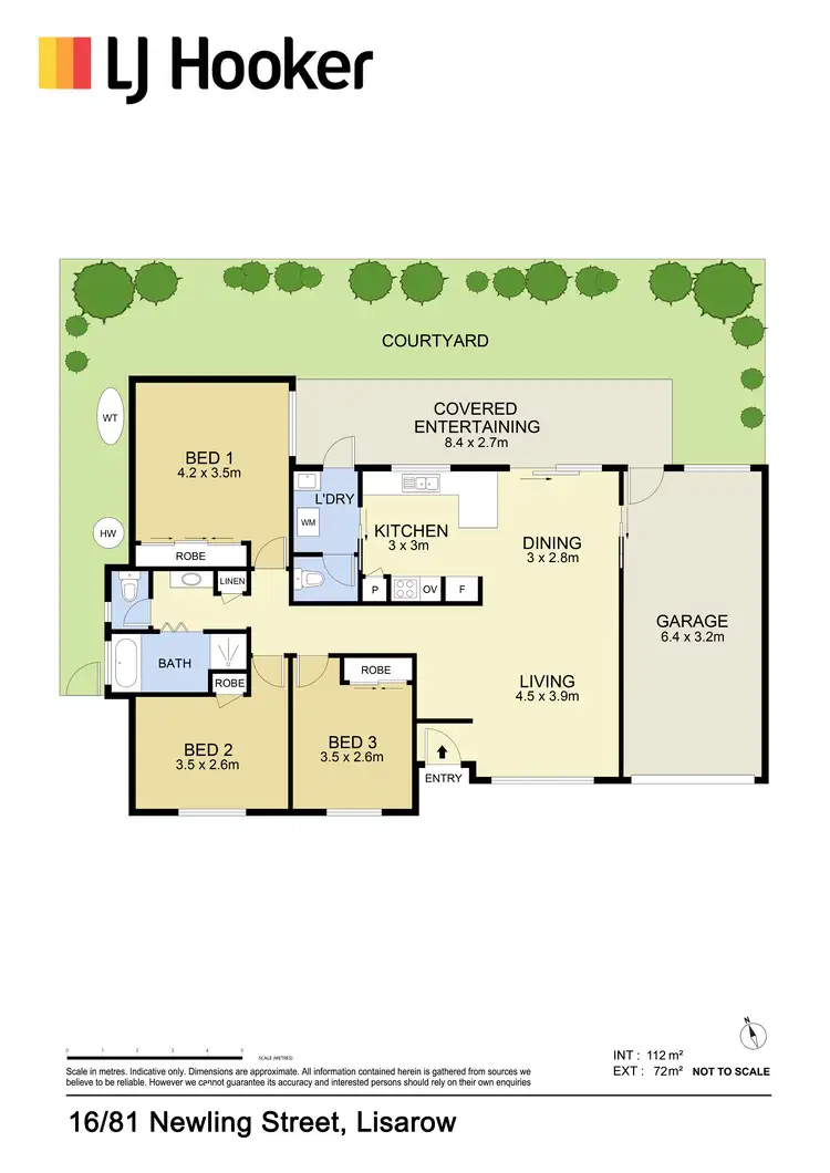 Floorplan of Homely house listing, 16-81 Newling Street, Lisarow NSW 2250