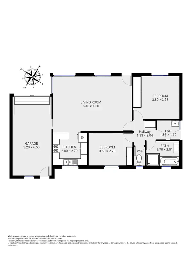 Floorplan of Homely unit listing, Unit 2/13 Humphrey Street, Glenorchy TAS 7010