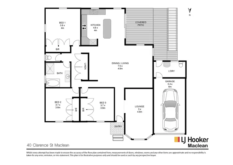 Floorplan of Homely house listing, 40 Clarence Street, Maclean NSW 2463