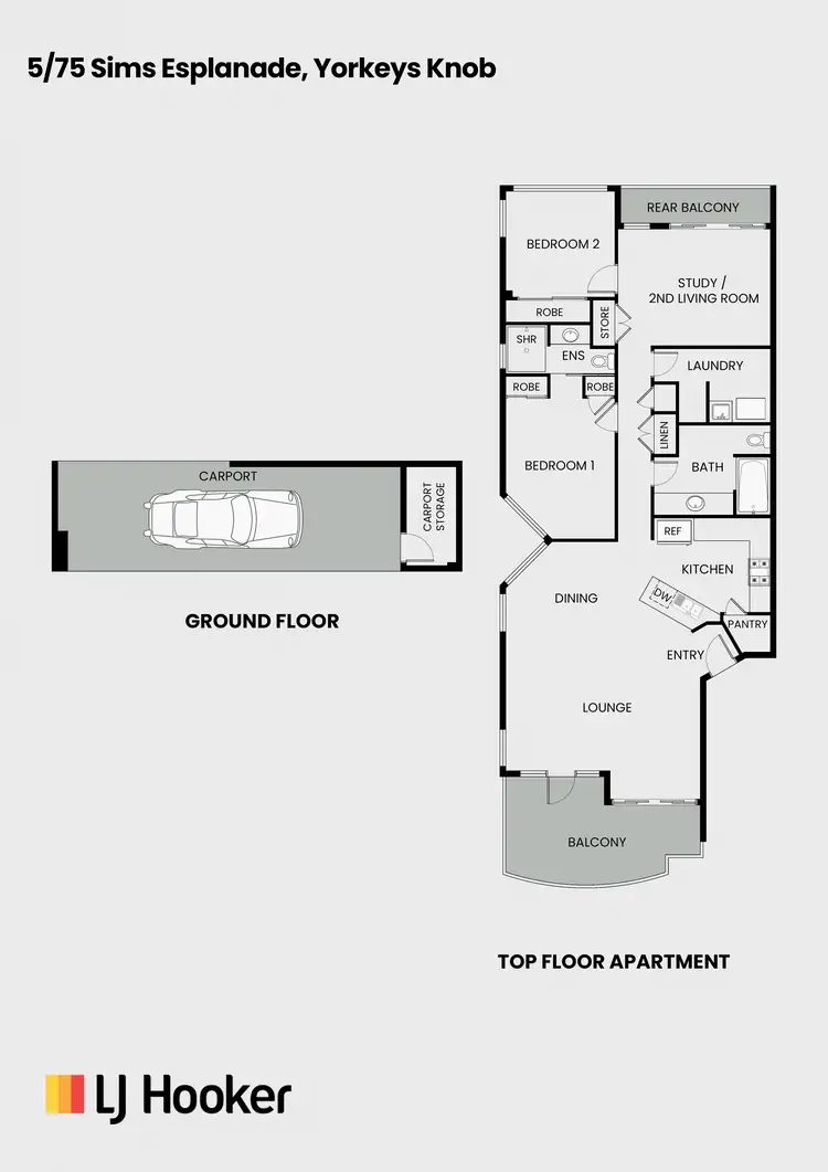 Floorplan of Homely unit listing, 5/75 Sims Esplanade, Yorkeys Knob QLD 4878