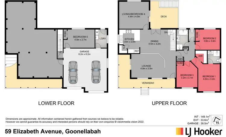 Floorplan of Homely house listing, 59 Elizabeth Avenue, Goonellabah NSW 2480