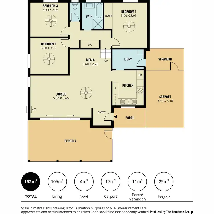 Floorplan of Homely house listing, 44 Warren Road, Para Vista SA 5093