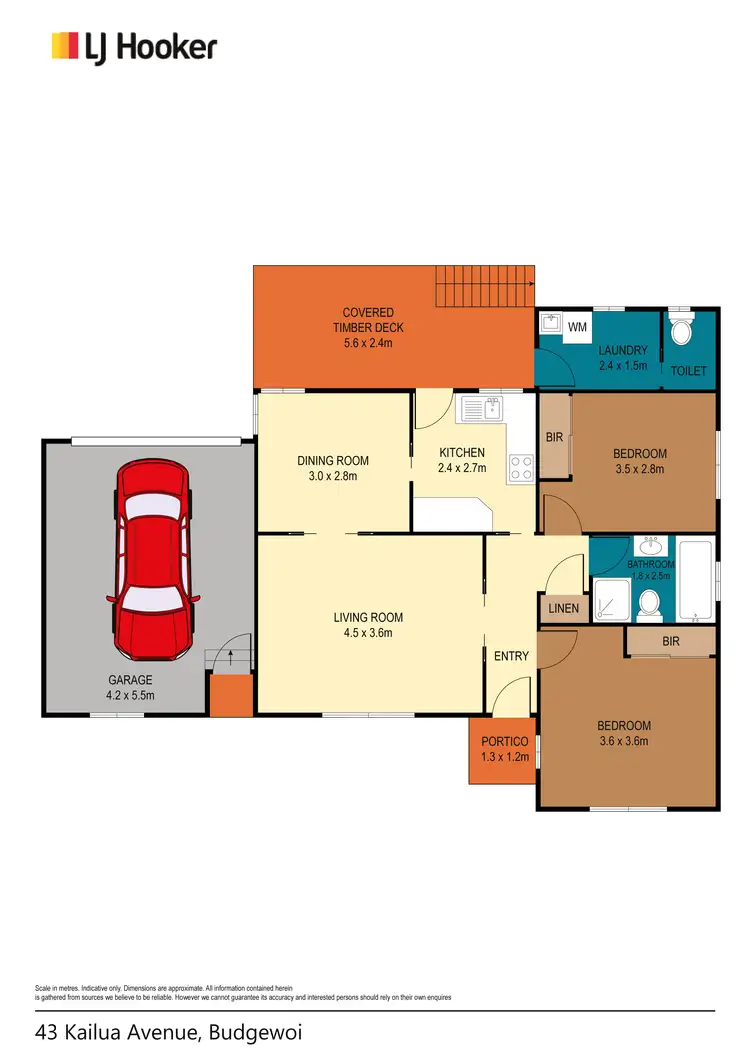 Floorplan of Homely house listing, 43 Kailua Avenue, Budgewoi NSW 2262