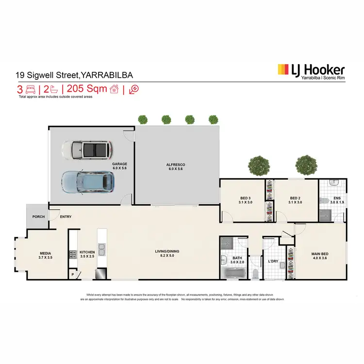 Floorplan of Homely house listing, 19 Sigwell Street, Yarrabilba QLD 4207