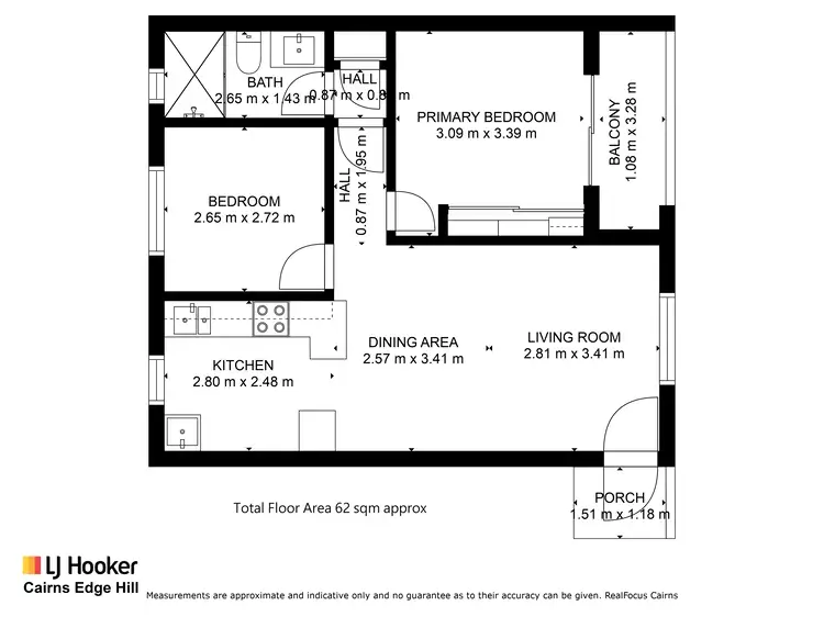 Floorplan of Homely unit listing, 10/8 Bell Street, Bungalow QLD 4870