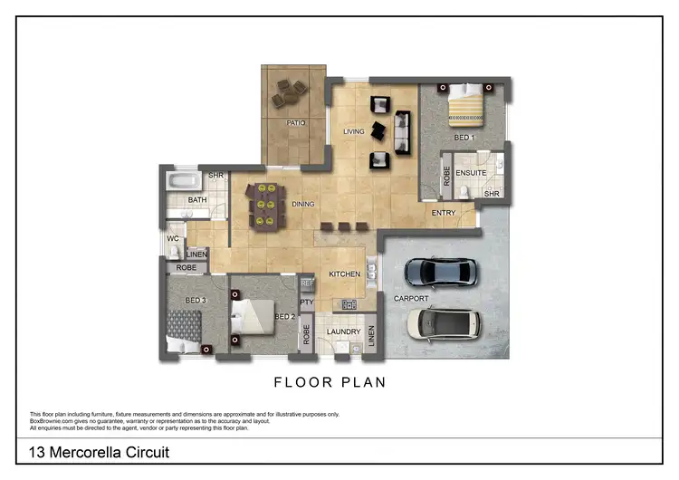 Floorplan of Homely house listing, 13 Mercorella Circuit, Sadadeen NT 870