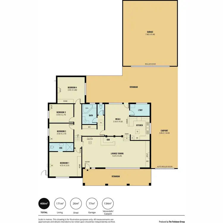 Floorplan of Homely house listing, 447 Yatala Vale Road, Surrey Downs SA 5126
