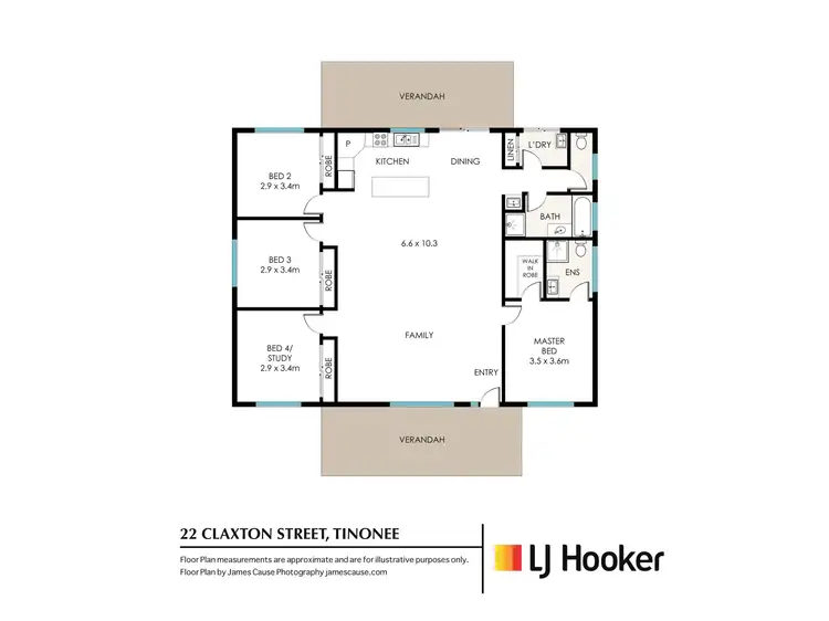 Floorplan of Homely rural property listing, 22 Claxton Street, Tinonee NSW 2430