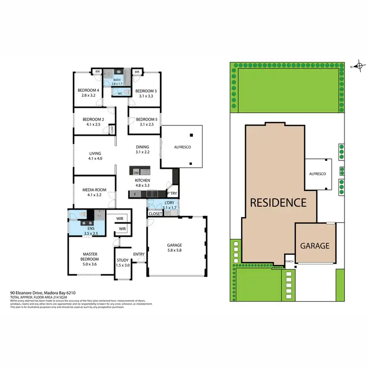 Floorplan of Homely house listing, 90 Eleanore Drive, Madora Bay WA 6210