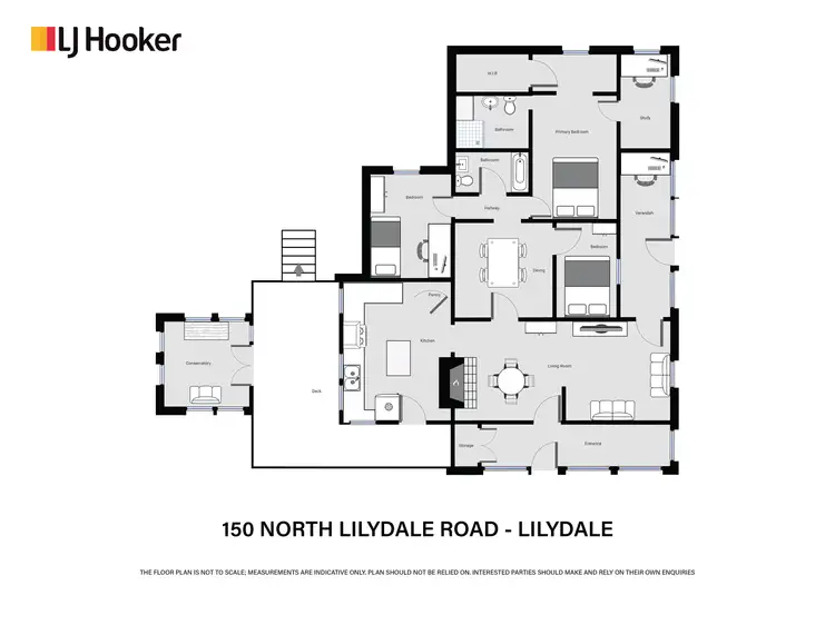 Floorplan of Homely house listing, 150 North Lilydale Road, Lilydale TAS 7268