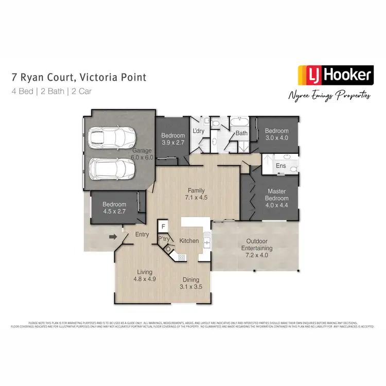 Floorplan of Homely house listing, 7 Ryan Court, Victoria Point QLD 4165