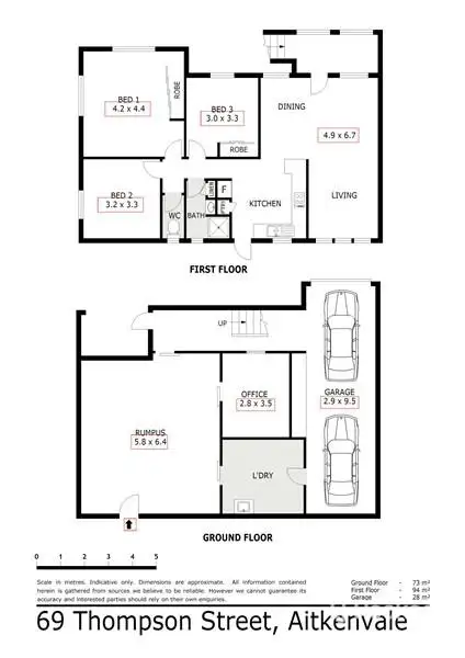 Floorplan of Homely house listing, 69 Thompson Street, Aitkenvale QLD 4814