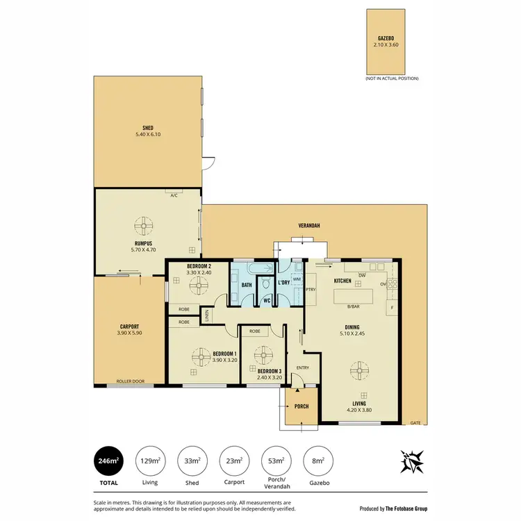 Floorplan of Homely house listing, 22 Maughan Avenue, Redwood Park SA 5097