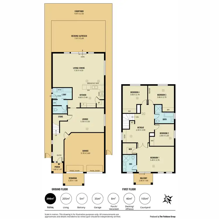 Floorplan of Homely house listing, 18 Cascades Drive, Mawson Lakes SA 5095