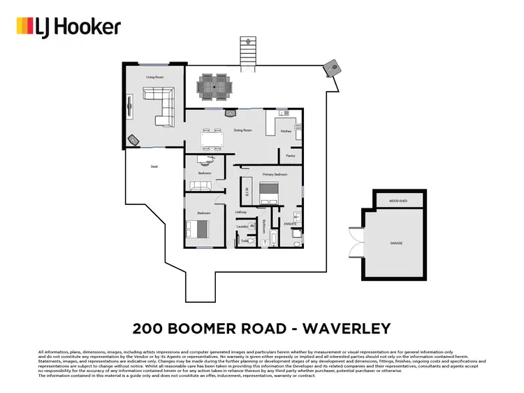 Floorplan of Homely house listing, 200 Boomer Road, Waverley TAS 7250