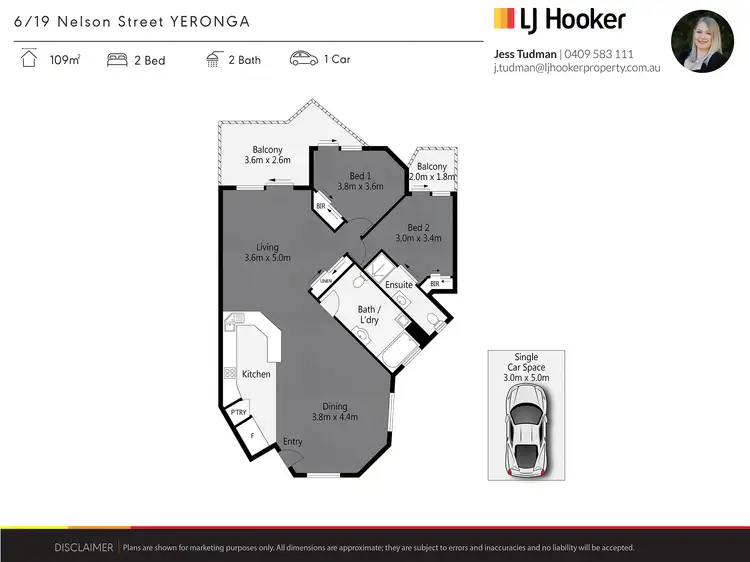 Floorplan of Homely unit listing, 6/19 Nelson Street, Yeronga QLD 4104