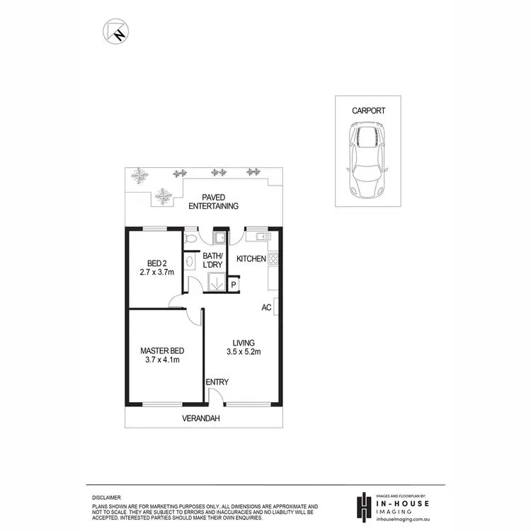 Floorplan of Homely unit listing, 4/3 Railway Terrace, Blackwood SA 5051