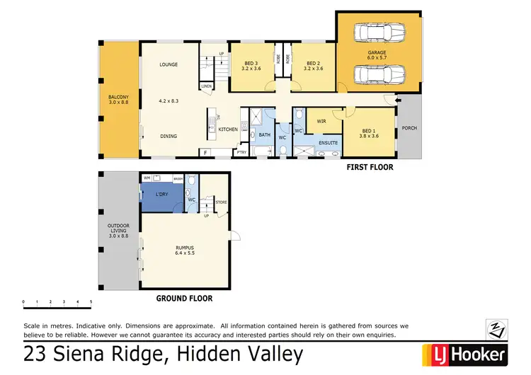 Floorplan of Homely house listing, 23 Siena Ridge, Hidden Valley VIC 3756
