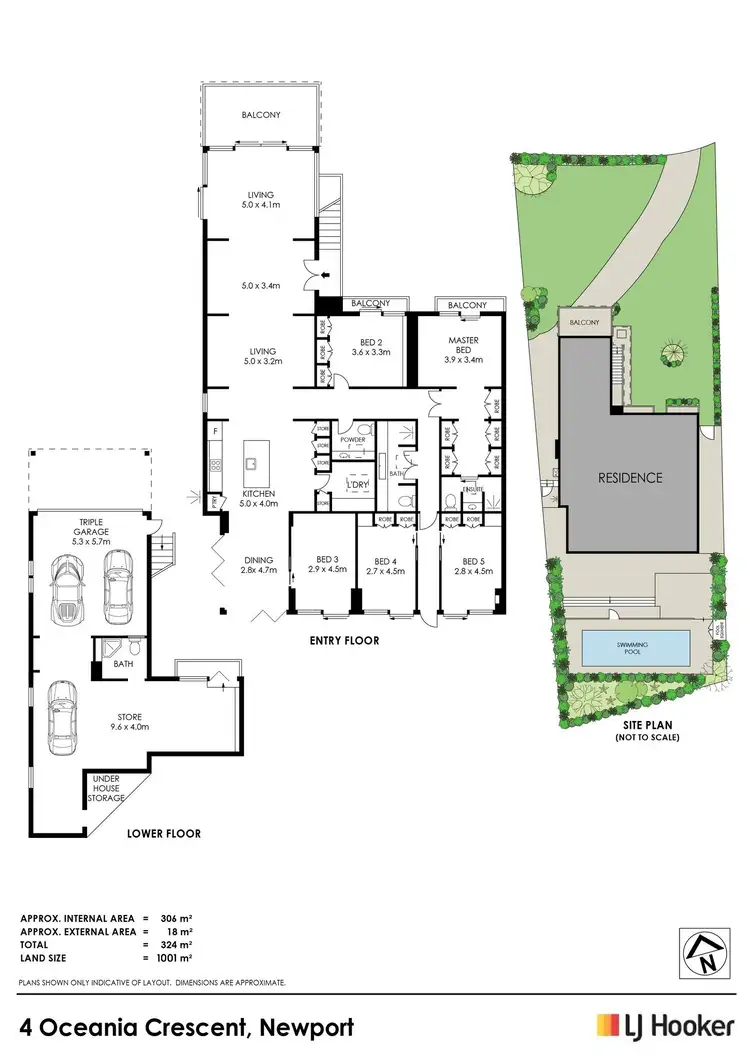 Floorplan of Homely house listing, 4 Oceania Crescent, Newport NSW 2106
