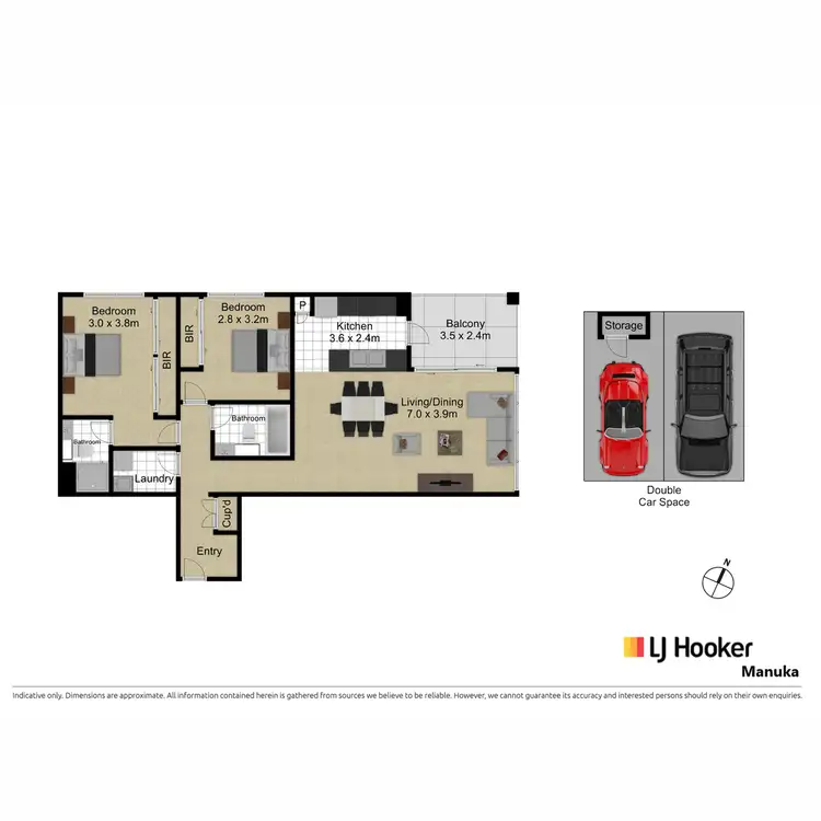 Floorplan of Homely apartment listing, 72/106 Giles Street, Kingston ACT 2604