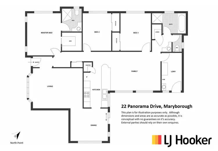 Floorplan of Homely house listing, 22 Panorama Drive, Maryborough QLD 4650