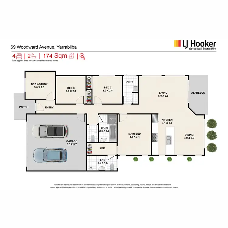 Floorplan of Homely house listing, 69 Woodward Avenue, Yarrabilba QLD 4207