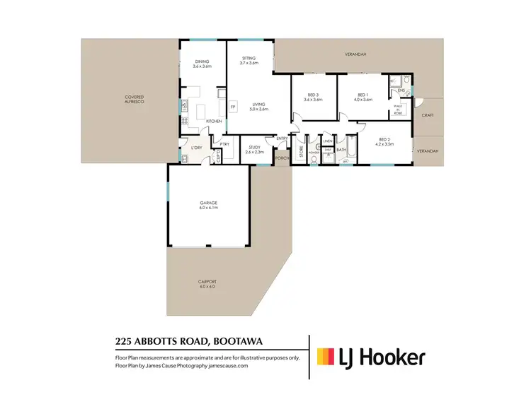 Floorplan of Homely rural property listing, 225 Abbotts Road, Bootawa NSW 2430