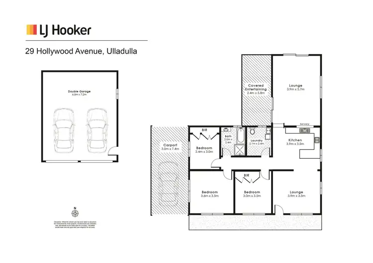 Floorplan of Homely house listing, 29 Hollywood Avenue, Ulladulla NSW 2539