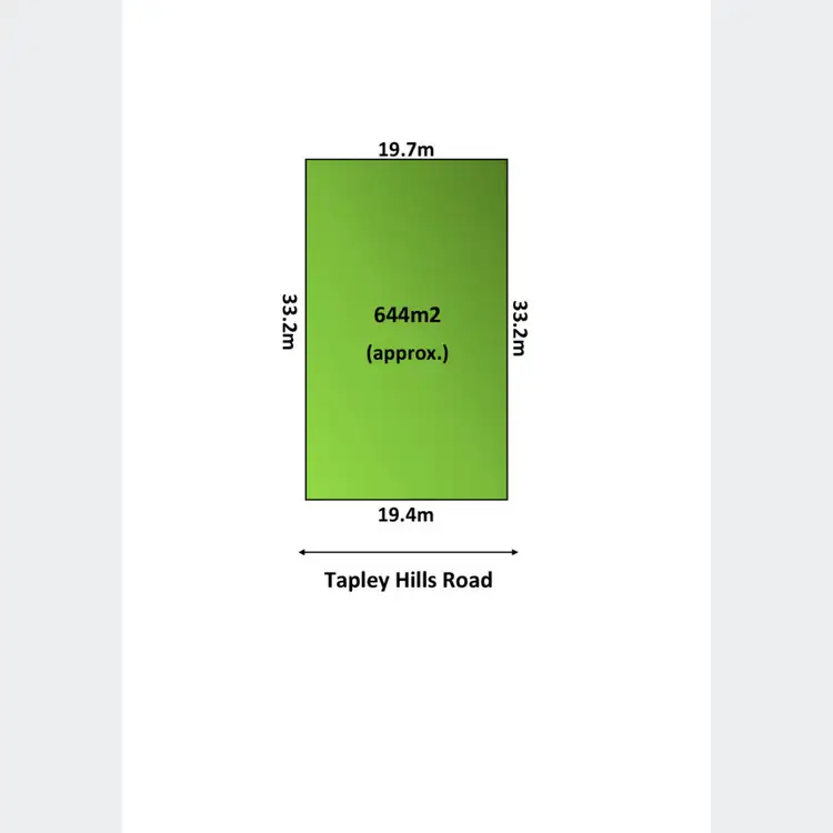 Floorplan of Homely land listing, 382 Tapleys Hill Road, Seaton SA 5023