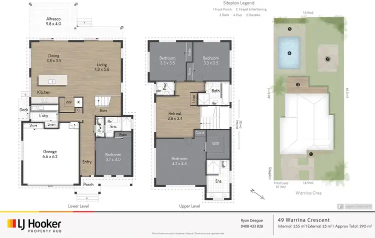 Floorplan of Homely house listing, 49 Warrina Crescent, Burleigh Waters QLD 4220