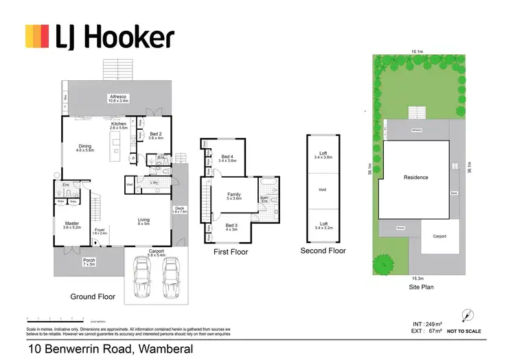 Floorplan of Homely house listing, 10 Benwerrin Road, Wamberal NSW 2260