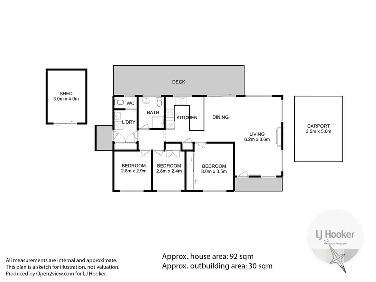 Floorplan of Homely house listing, 14 Wandanea Place, Margate TAS 7054
