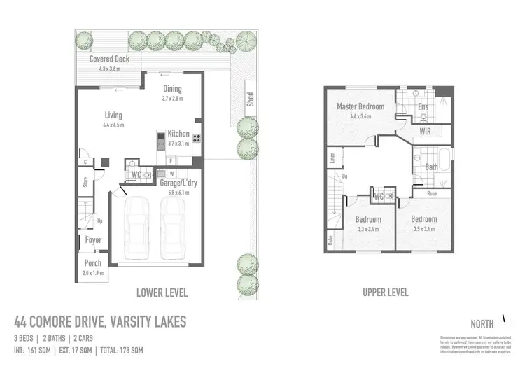 Floorplan of Homely townhouse listing, 4/4 Comore Drive, Varsity Lakes QLD 4227