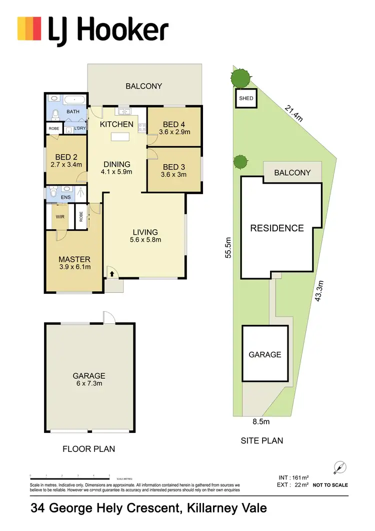 Floorplan of Homely house listing, 34 George Hely Crescent, Killarney Vale NSW 2261
