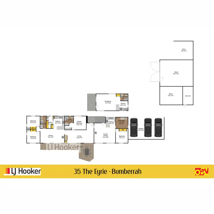 Floorplan of Homely house listing, 35 The Eyrie, Bumberrah VIC 3902