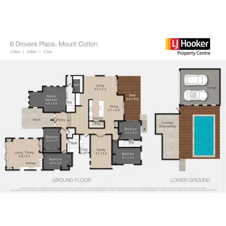 Floorplan of Homely house listing, 6 Drovers Place, Mount Cotton QLD 4165