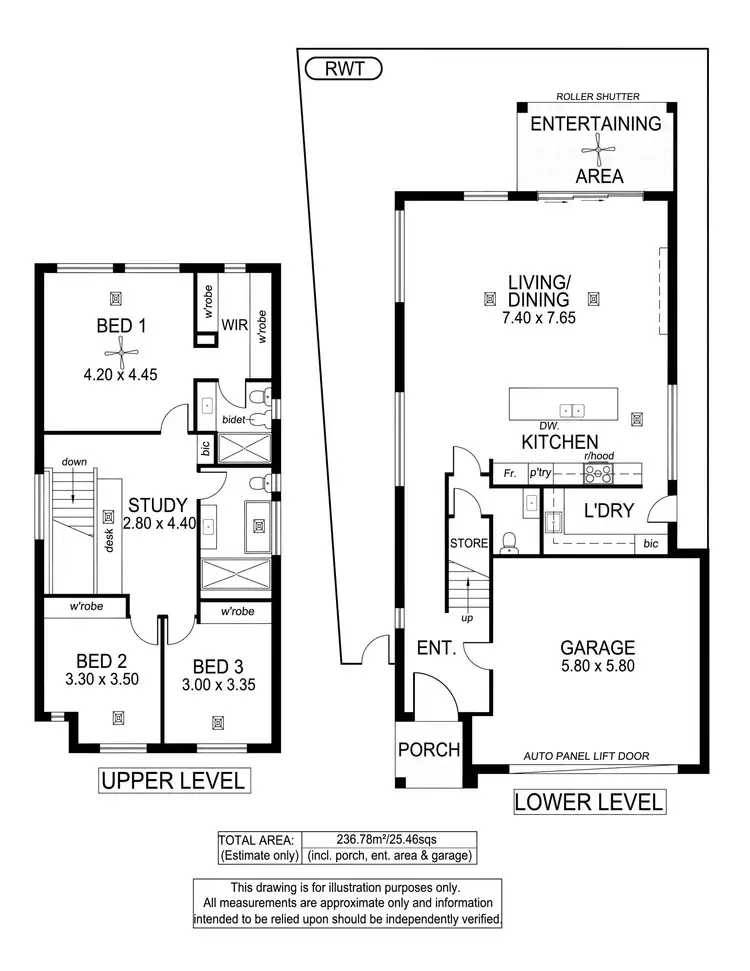Floorplan of Homely house listing, 3/402a Tapleys Hill Road, Fulham Gardens SA 5024