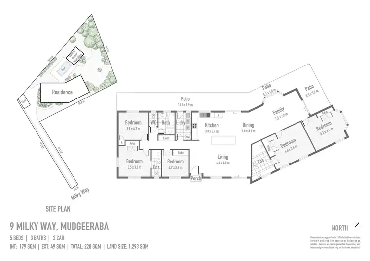 Floorplan of Homely house listing, 9 Milky Way, Mudgeeraba QLD 4213
