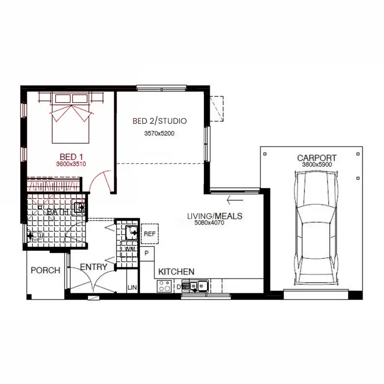 Floorplan of Homely house listing, 19b Kelsey Street, Kidman Park SA 5025
