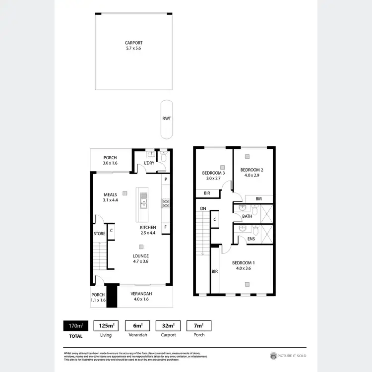 Floorplan of Homely townhouse listing, 2 Rosewater Circuit, Mount Barker SA 5251