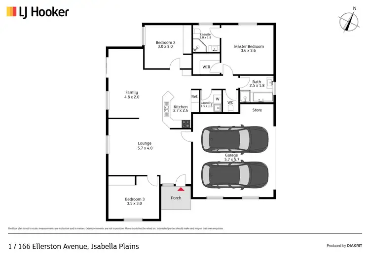 Floorplan of Homely townhouse listing, 1/166 Ellerston Avenue, Isabella Plains ACT 2905