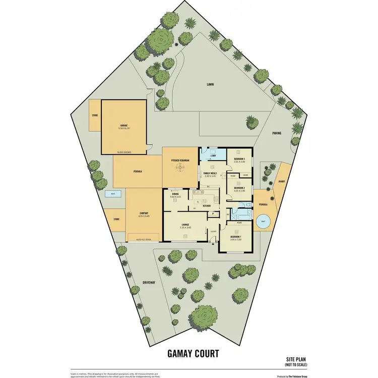 Floorplan of Homely house listing, 3 Gamay Court, Wynn Vale SA 5127