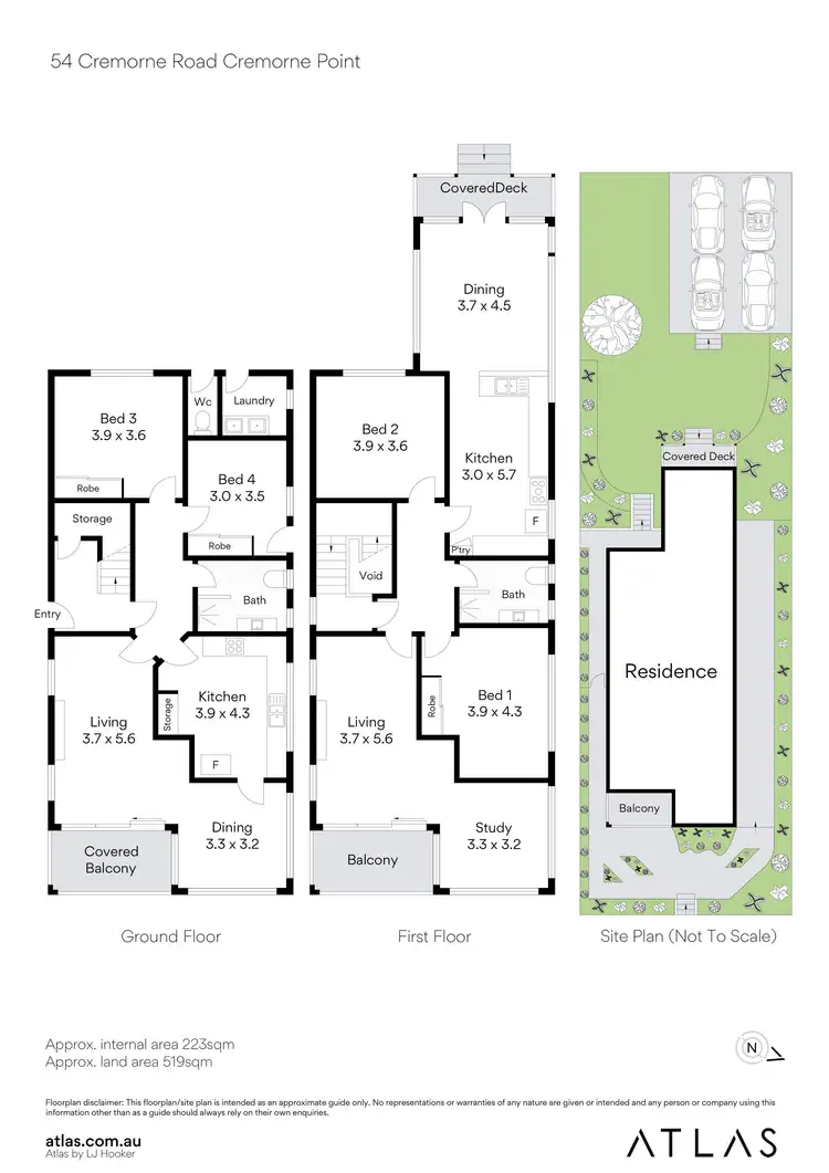 Floorplan of Homely house listing, 54 Cremorne Road, Cremorne Point NSW 2090