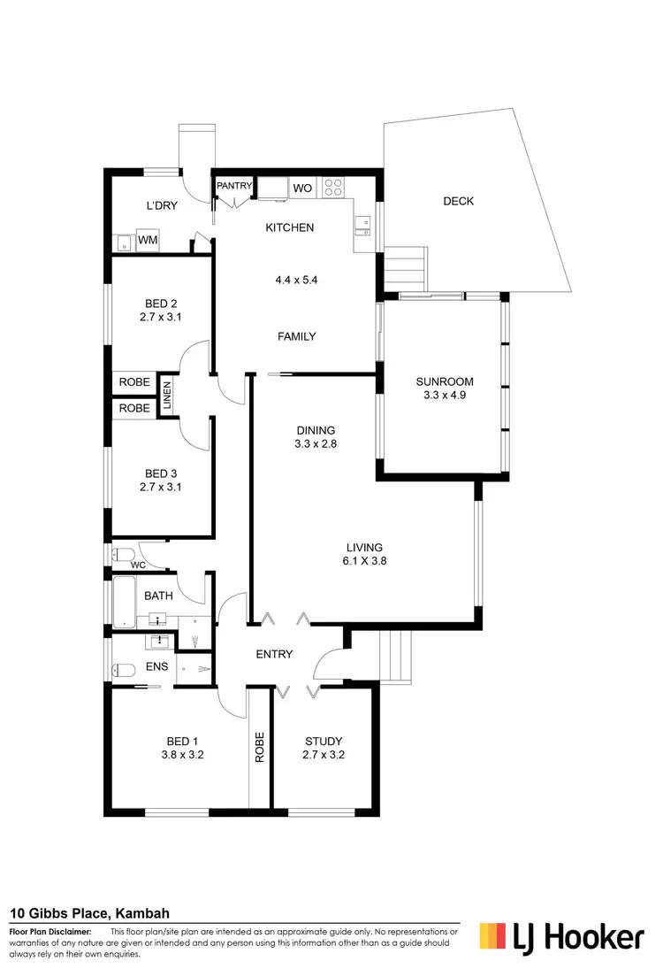 Floorplan of Homely house listing, 10 Gibbs Place, Kambah ACT 2902