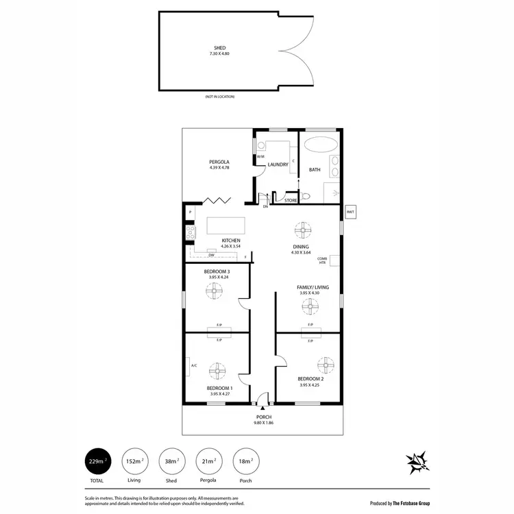 Floorplan of Homely house listing, 121 Mead Street, Peterhead SA 5016