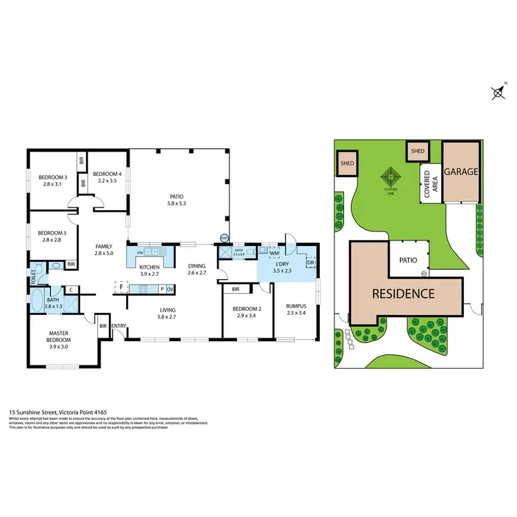 Floorplan of Homely house listing, 15 Sunshine Street, Victoria Point QLD 4165