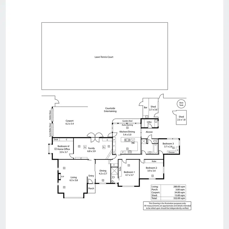 Floorplan of Homely house listing, 22 Fulham Park Drive, Lockleys SA 5032